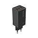 Зарядний пристрій ColorWay GaN3 Pro Power Delivery Black (CW-CHS039PD-BK)