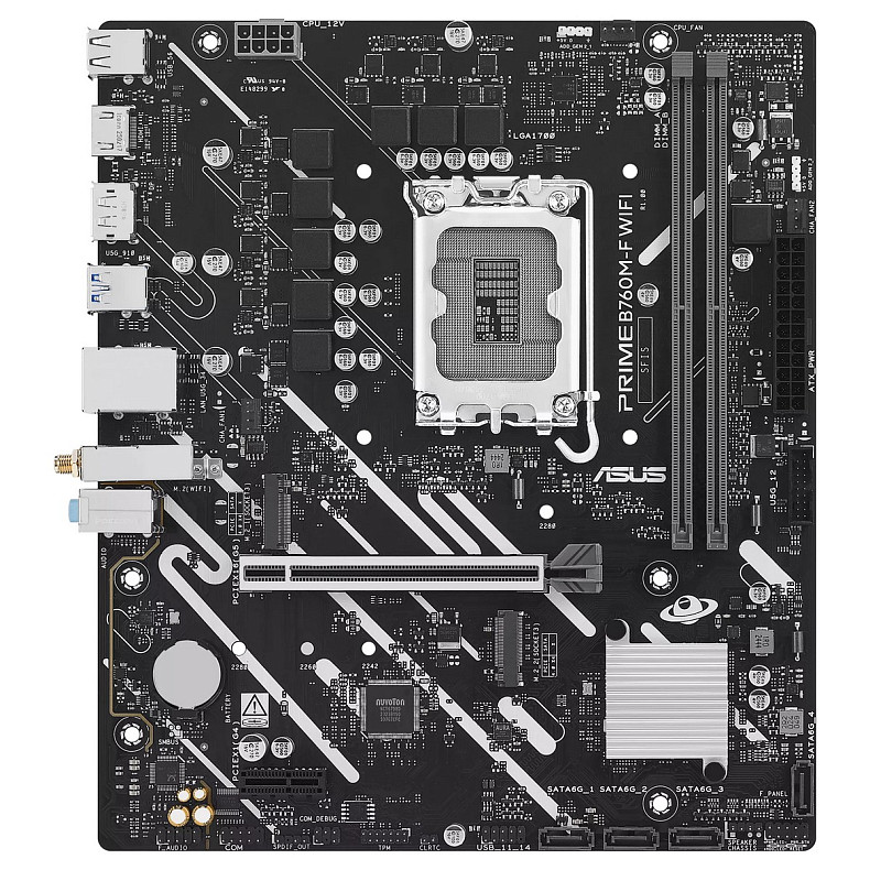 Материнская плата Asus Prime B760M-F WiFi Socket 1700