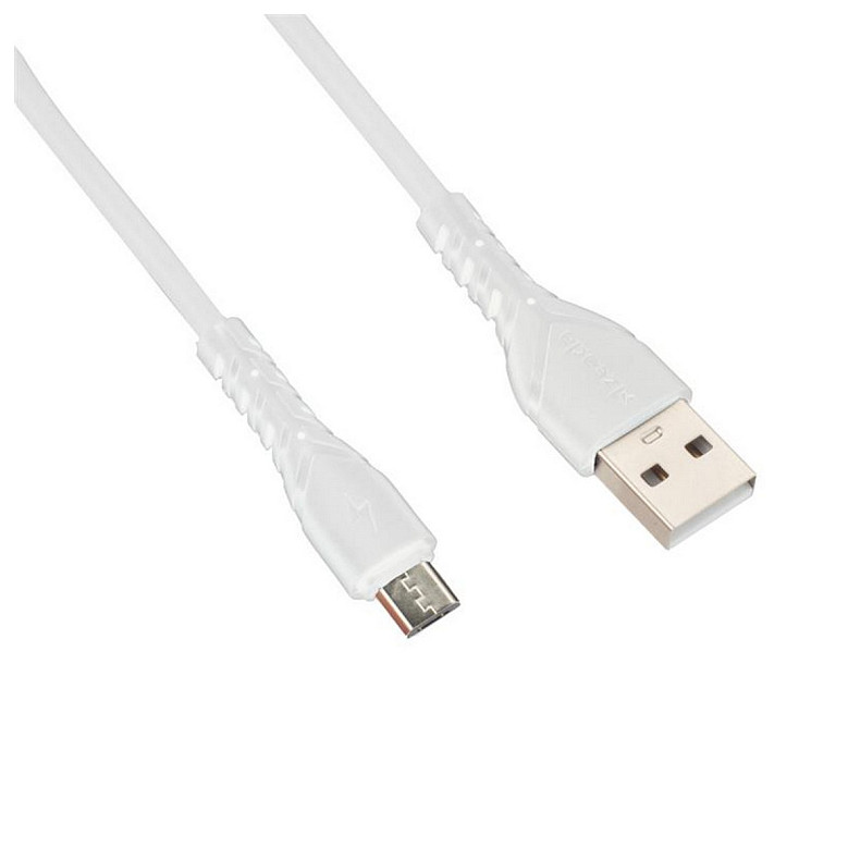 Кабель Proda PD-B47m USB-microUSB, 1м, White