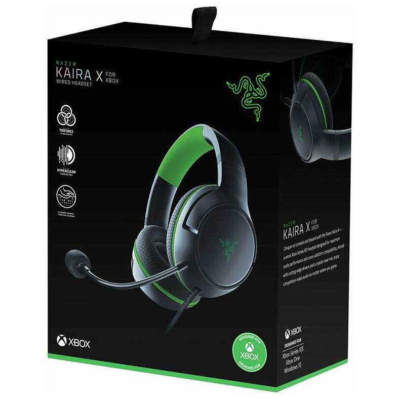 Гарнитура RAZER Kaira X for Xbox, black (RZ04-03970100-R3M1)