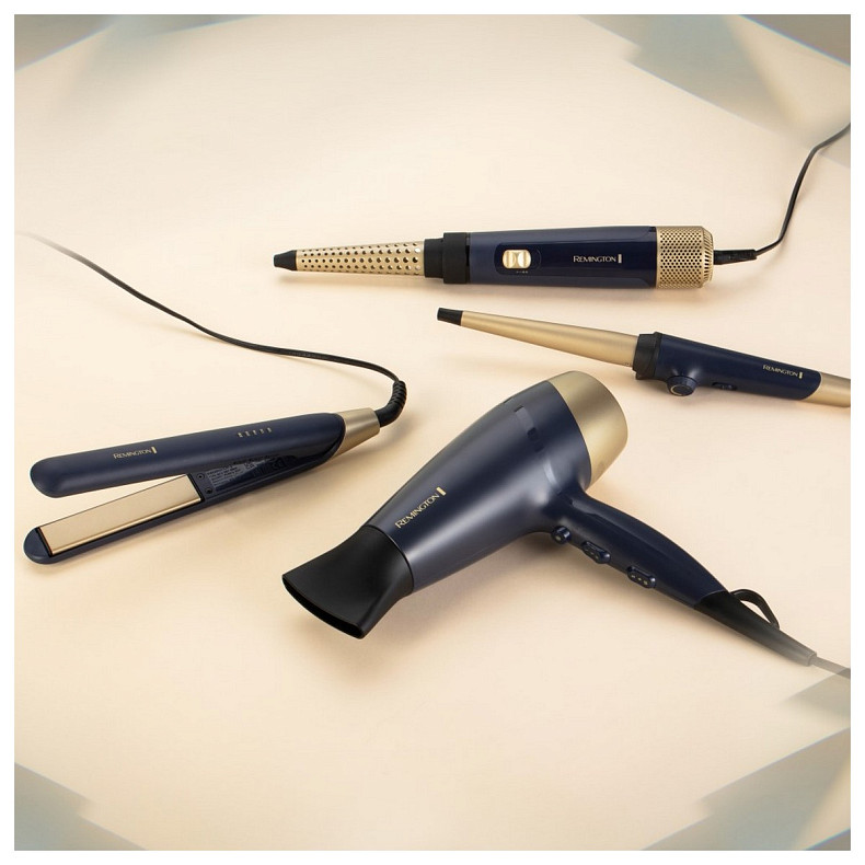 Випрямляч Remington Sapphire Luxe, 150-230С, чохол, кераміка, сапфіровий