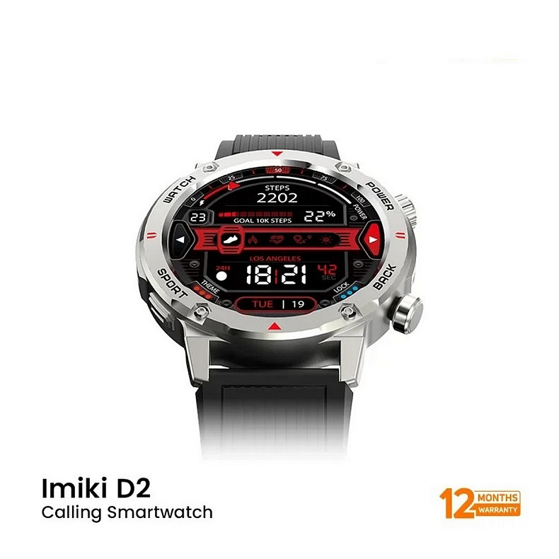 Смарт-часы iMiLab iMiki D2 Silver Silicone Strap