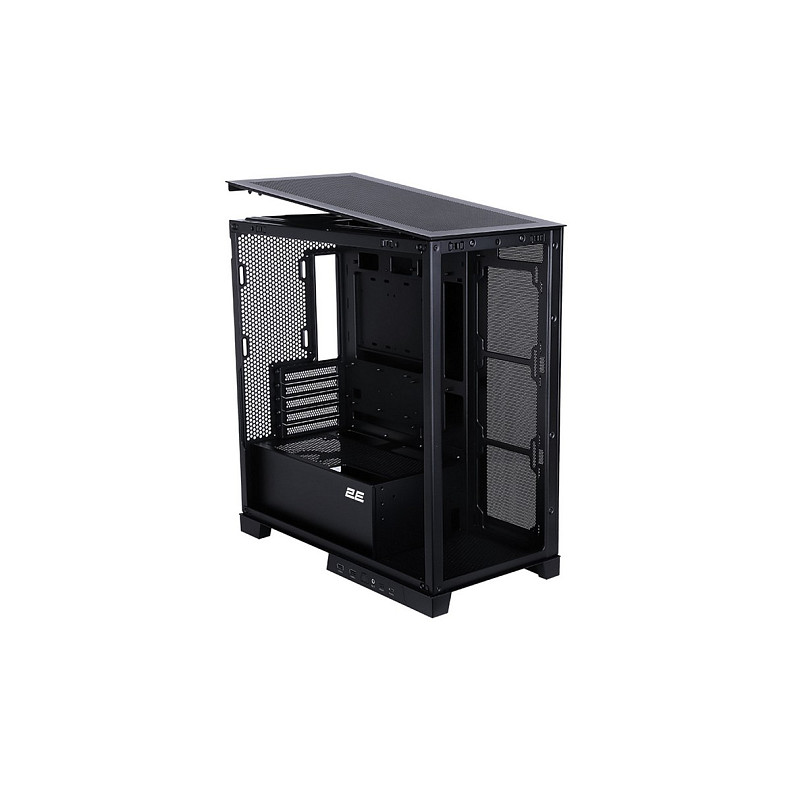 Корпус 2E Gaming Fantom GK701B, без БП, 2xUSB 3.0, 1xUSB Type-C, 4x120mm ARGB, controller with remote