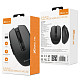 Мышь XTRIKE ME GW-224, беспроводная Bluetooth+2.4G 1600dpi, 6кн, Silent, черная
