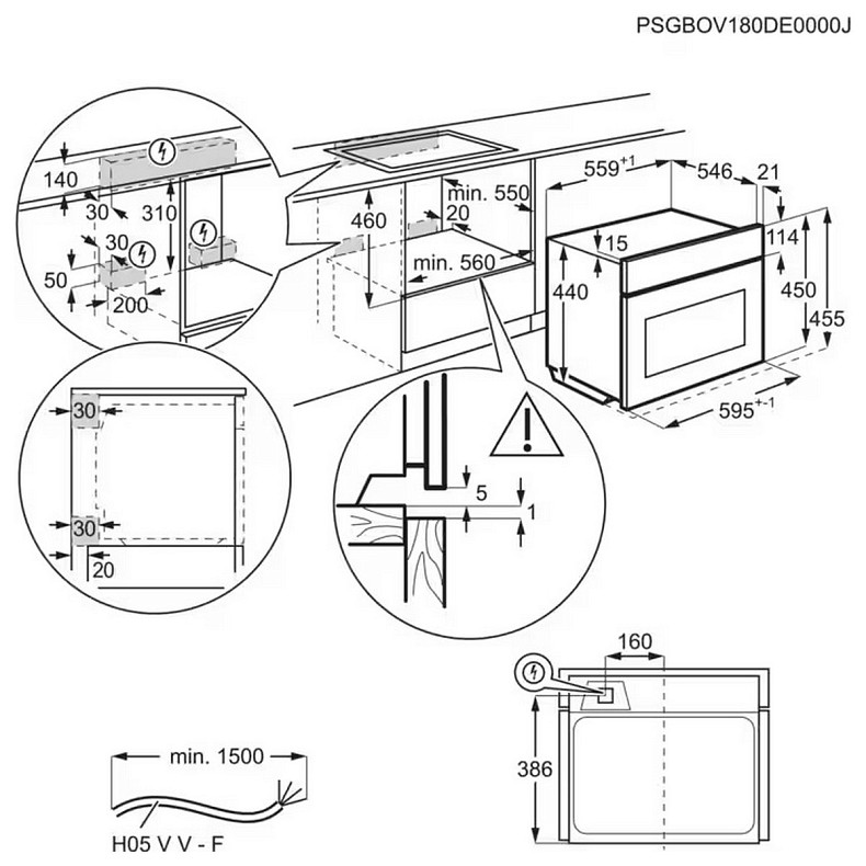 Духова шафа Electrolux EVM8E08V