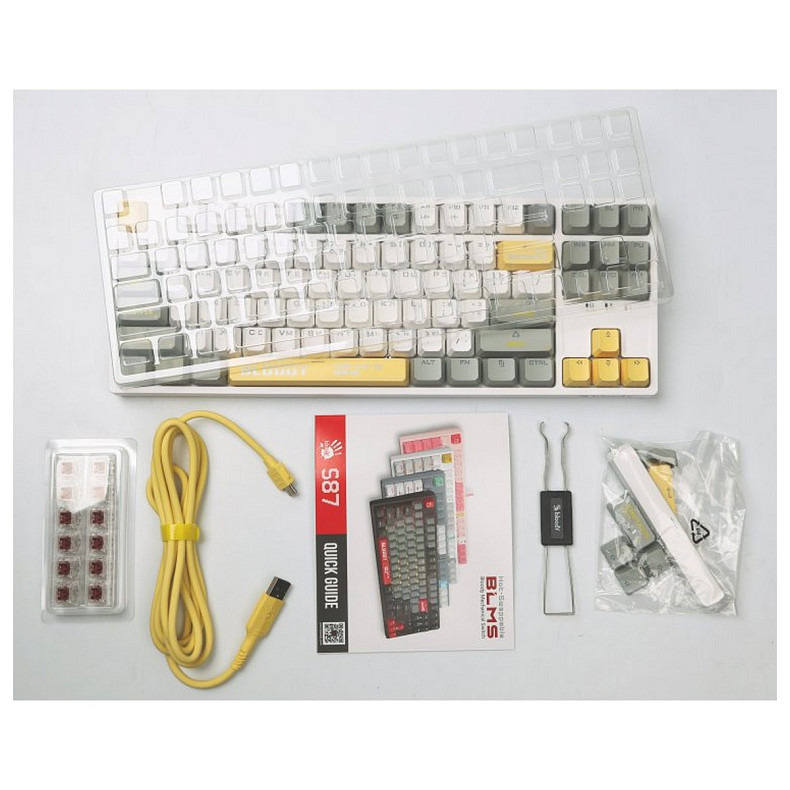 Клавиатура A4Tech S87 Bloody Energy White