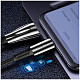 Кабель ColorWay USB-USB Type-C (zinc alloy+led), 2.4А, 1м, Black (CW-CBUC035-BK)