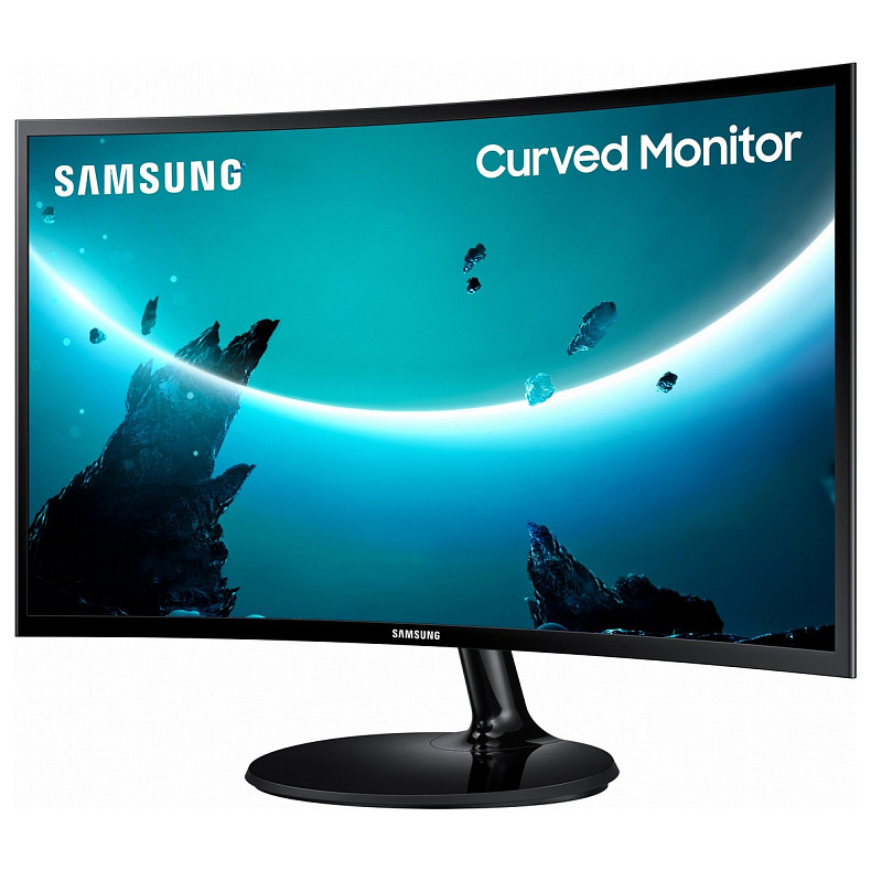 Монитор Samsung 24" LS24C360 (LS24C360EAIXCI) Curved VA Black