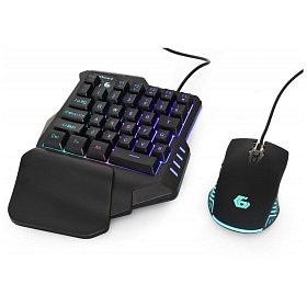 Комплект (клавиатура, мышь) Gembird GGS-IVAR-TWIN Black USB
