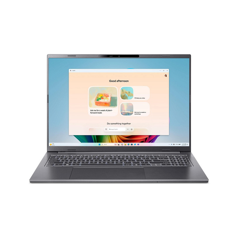 Ноутбук Acer Aspire 16 A16-61M 16" WUXGA+ OLED, AMD R5-330, 16GB, F1TB, UMA, Lin, серый