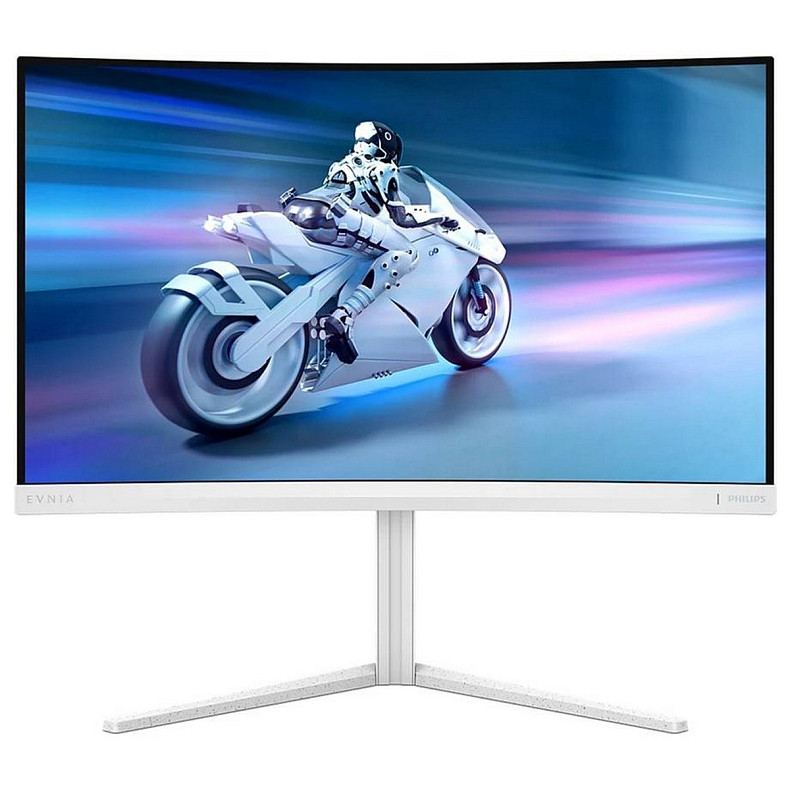 Монитор 27" Philips Evnia 27M2C5501/00 VA Curved White 180Hz