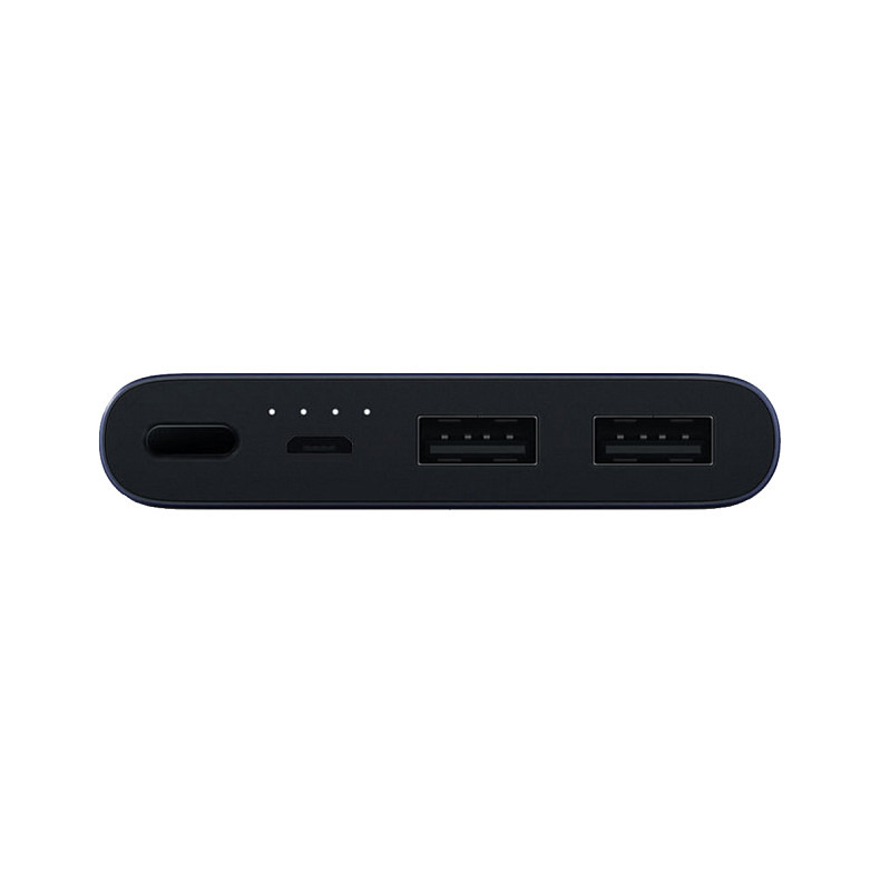 Универсальная мобильная батарея Xiaomi Mi Power Bank 2 10000 mAh QC2.0 (2.4A,2USB) (PLM09ZM) Black (VXN4230GL)