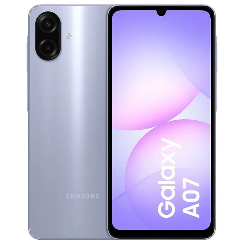 Смартфон Samsung Galaxy A07 SM-A075 4/128GB Light Violet (SM-A075FLVGSEK)