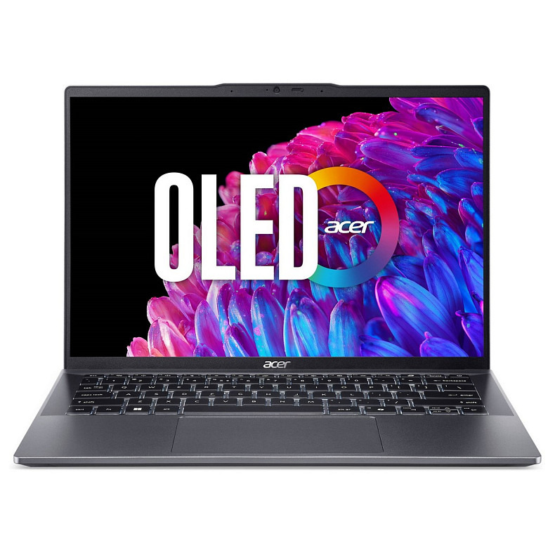 Ноутбук Acer Swift Go 14 SFG14-63 14" 2.8K OLED, AMD R7-8845HS, 32GB, F1TB, UMA, Lin, сірий