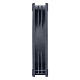 Корпусний вентилятор SilverStone Vista VS120B, 120мм, 2000rpm, 4pin PWM, 30.6dBa, чорний