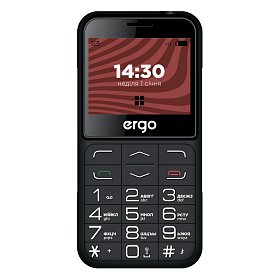 Мобільний телефон ERGO R231 Dual Sim (чорний)