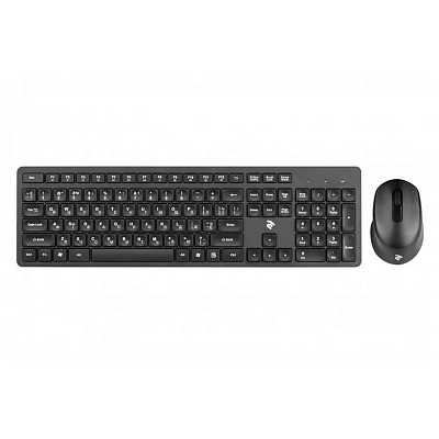 Комплект бездротовий (клавіатура, миша) 2E MK420 Black (2E-MK420WB)
