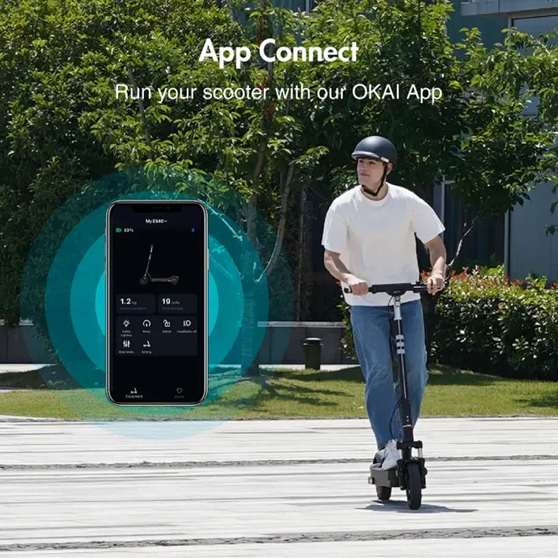 Электросамокат OKAI ES40 Black (ES40-B)