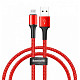 Кабель Baseus Kevlar Lightning Cable 1m Red (CALKLF-B09)