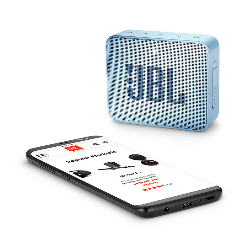 Акустика JBL GO 2 Cyan (JBLGO2CYAN)