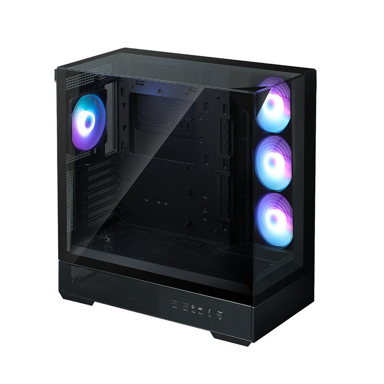Корпус Zalman P40 Prism Plus, без БР, ARGB, VGA 420мм black