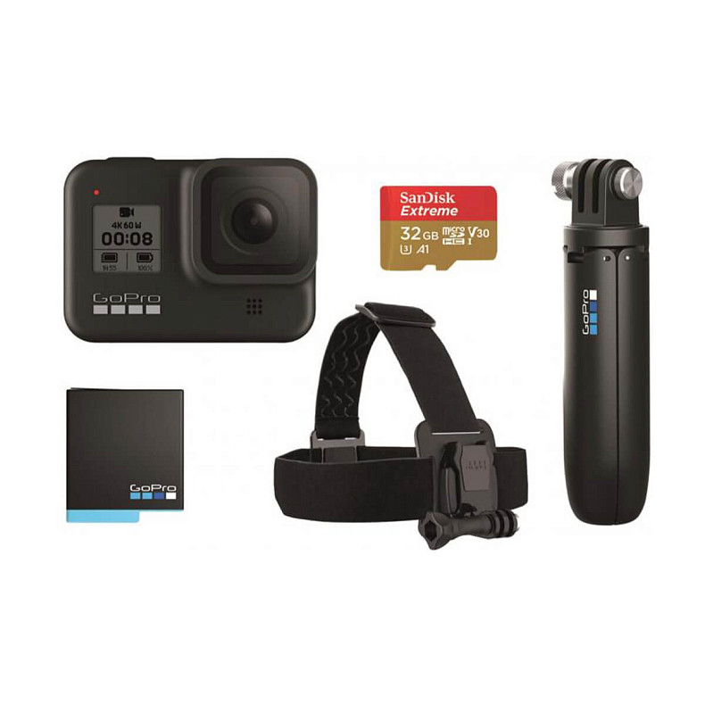 Экшн-камера GoPro HERO 8 Black Holiday Bundle (CHDRB-801)