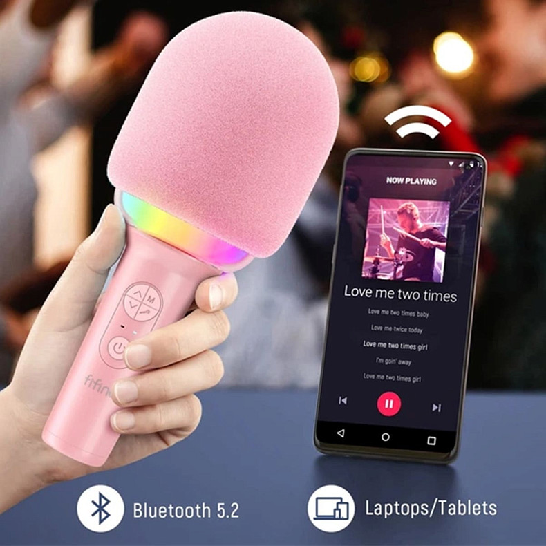 Караоке-мікрофон із вбудованим динаміком Fifine E2P