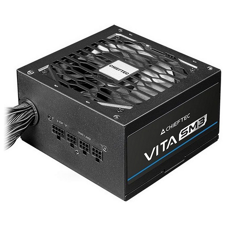 Блок питания CHIEFTEC Vita SM3 (650W), >85%, 80+ Bronze, 120мм, 1xMB 24pin(20+4), 2xCPU 8pin(4+4),