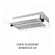 Витяжка Perfelli TL 6622 WH 1000 LED