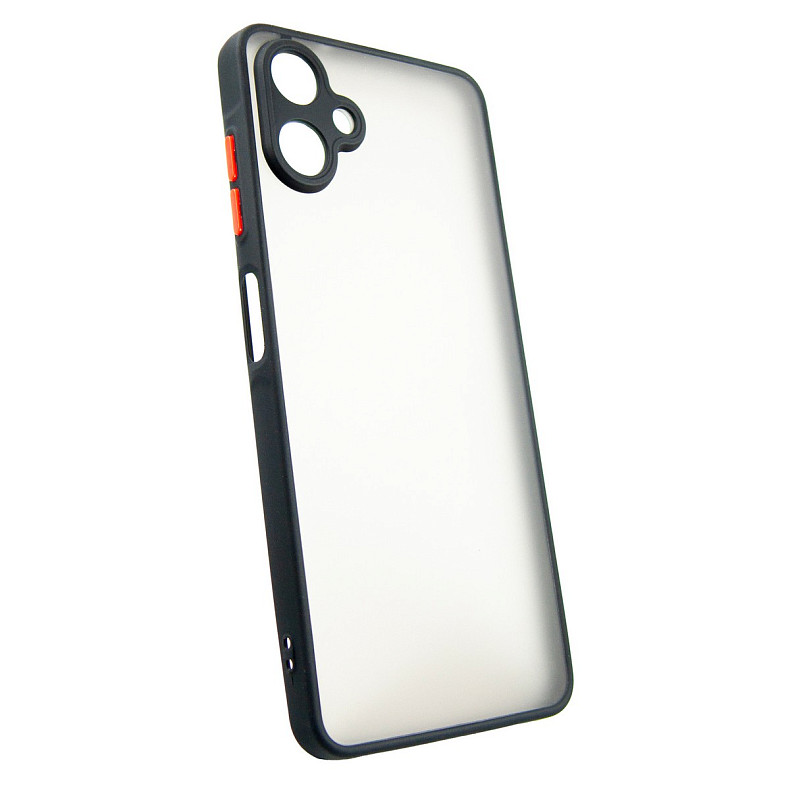 Чeхол-накладка Dengos Matt для Samsung Galaxy A06 SM-A065 Black (DG-TPU-MATT-157)