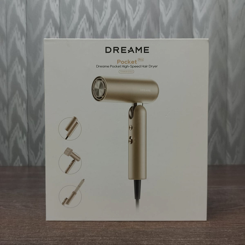 Фен-стайлер Dreame Pocket Pro TitaniumGold - Уценка