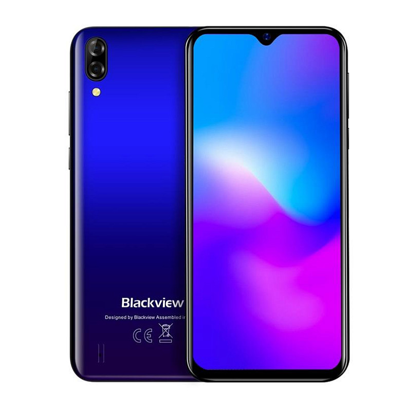 Смартфон Blackview A60 2/16GB Dual SIM Blue (6931548306689)