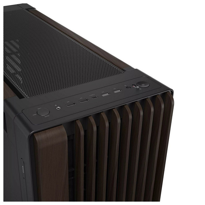 Корпус Asus ProArt PA602 Walnut Wood Metal Panel Modern Black (90DC00J0-B09040)