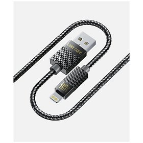 Кабель Luxe Cube Premium USB-Lightning, 1м, сірий (9780201379648)