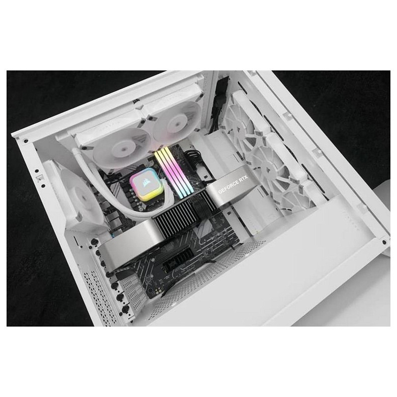 Система водяного охолодження Corsair iCUE H100i RGB Elite Liquid CPU Cooler White (CW-9060078-WW)