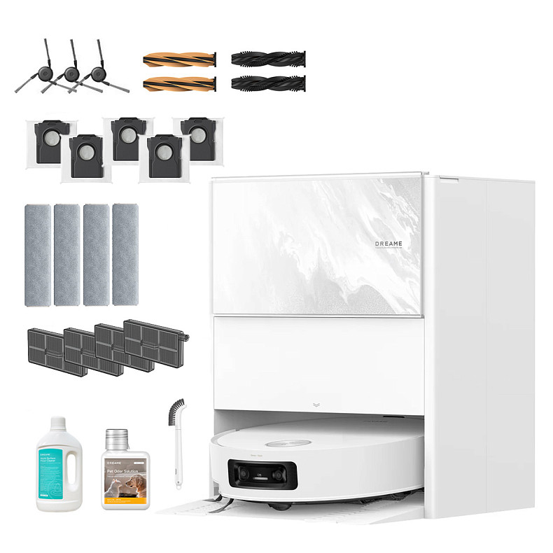 Робот-пылесос Dreame Aqua 10 Ultra Track Complete White - Повреждена упаковка