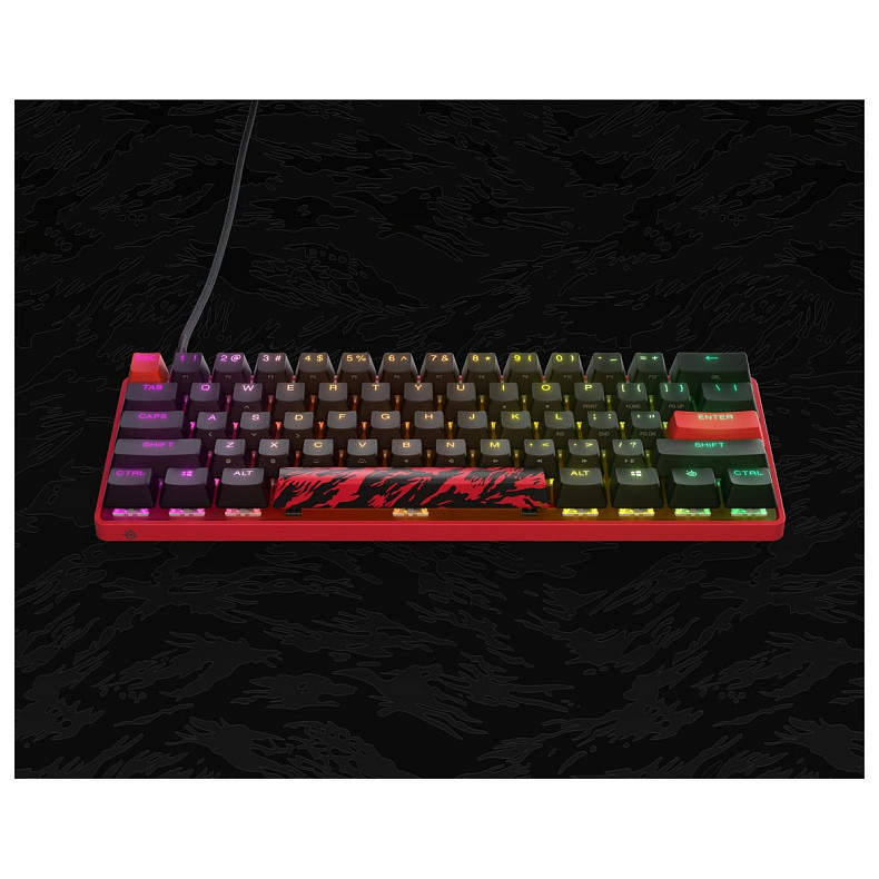 Клавиатура оптическая SteelSeries Apex 9 TKL RU OptiPoint Mini Faze Clan
