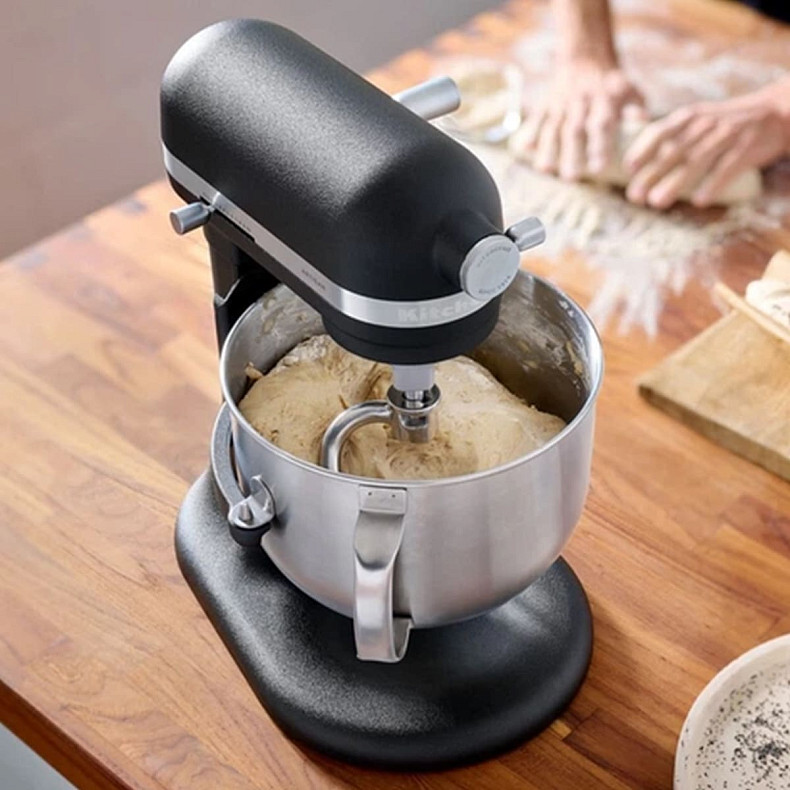 Кухонний комбайн KitchenAid Artisan 6,6 л 5KSM70SHXEBK з підйомною чашею, колір чавун