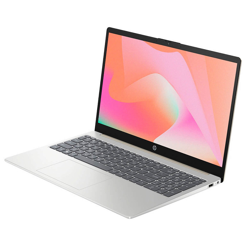 Ноутбук HP 15-fc0002ru 15.6" FHD IPS AG, AMD R5-7520U, 8GB, F512GB, UMA, DOS, золотистый (826U5EA)