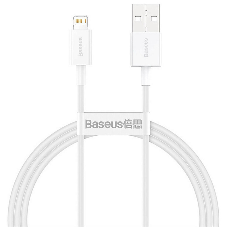 Кабель Baseus Superior Fast Charging USB-Lightning, 1м White (CALYS-A02)