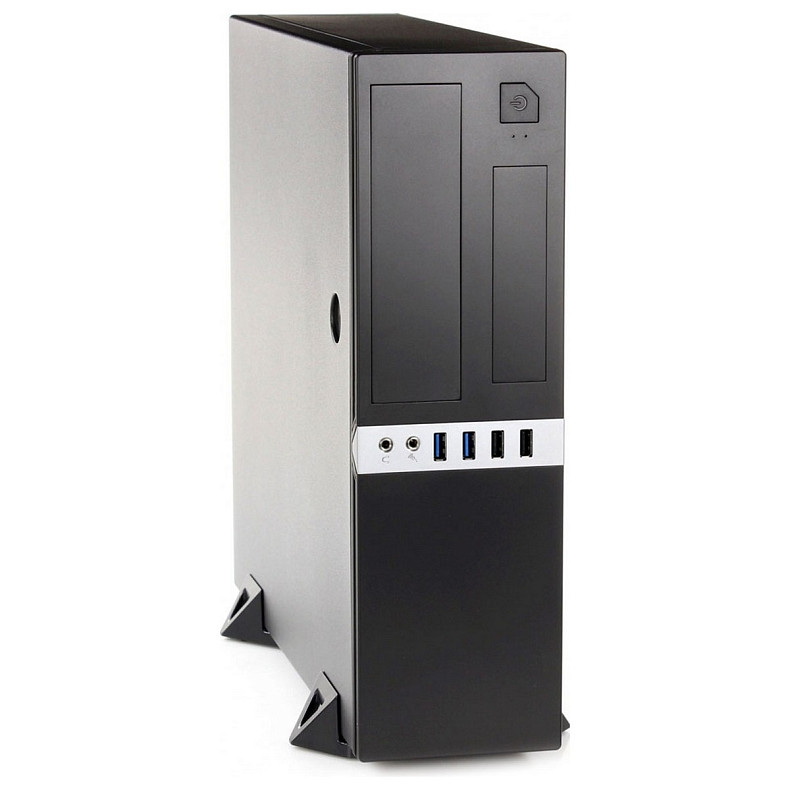 Корпус Casecom S-503 500W-80mm 2xUSB3.0+2xUSB2.0 SFF mATX, Black