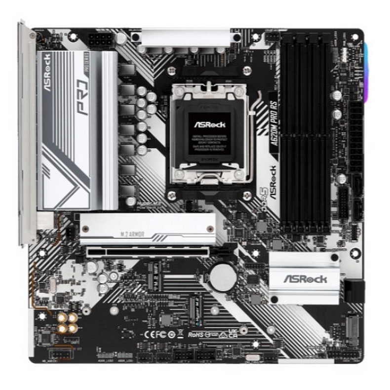 Материнська плата ASRock A620M Pro RS Socket AM5