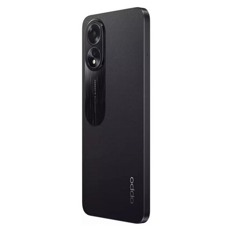 Смартфон OPPO A18 4/128GB (glowing black)