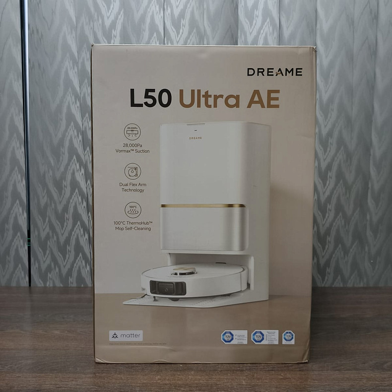 Робот-пылесос моющий Dreame Bot L50 Ultra AE White - Уценка