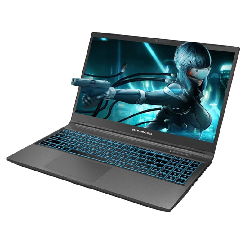 Ноутбук Dream Machines RG4050-15 15.6FHD IPS, Intel i5-13420H, 32GB, F1TB, NVD4050-6, DOS, чорний