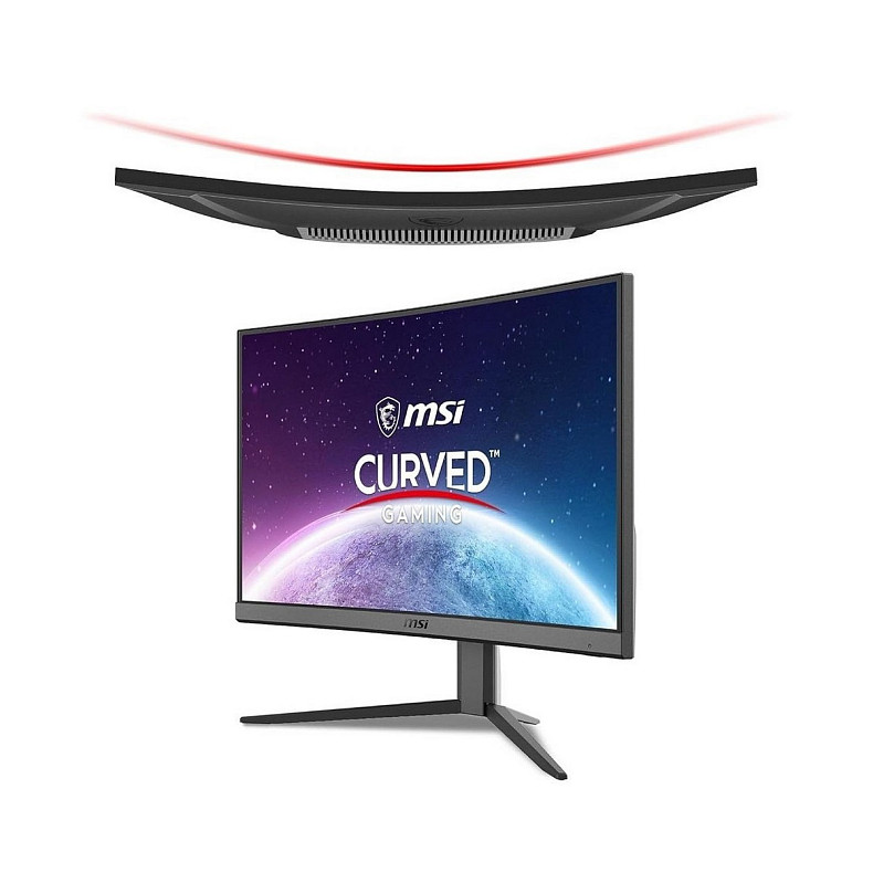 Монитор MSI 23.6" G24C4-E2 2x HDMI, DP, Audio, VA, 180Hz, 1ms, sRGB 112%, CURVED, AdaptiveSync