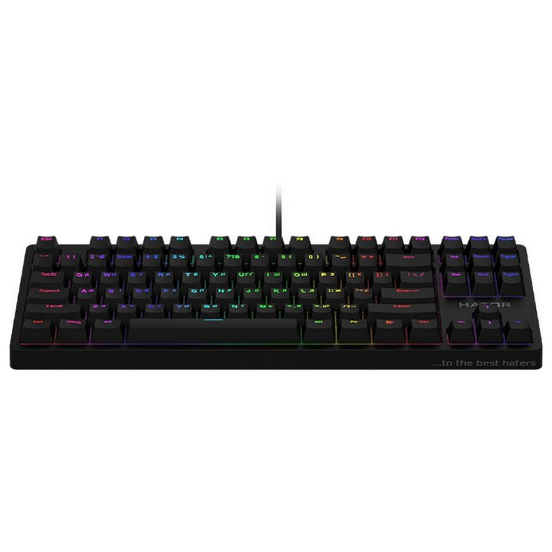 Клавіатура Hator Rockfall TKL Mecha Pink Black USB (HTK-621)