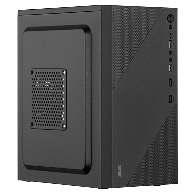 Корпус 2E TeamX TMX04 з БЖ 2E ATX400W, 2xUSB2.0, 1x80мм, VGA 220мм, mATX, чорний