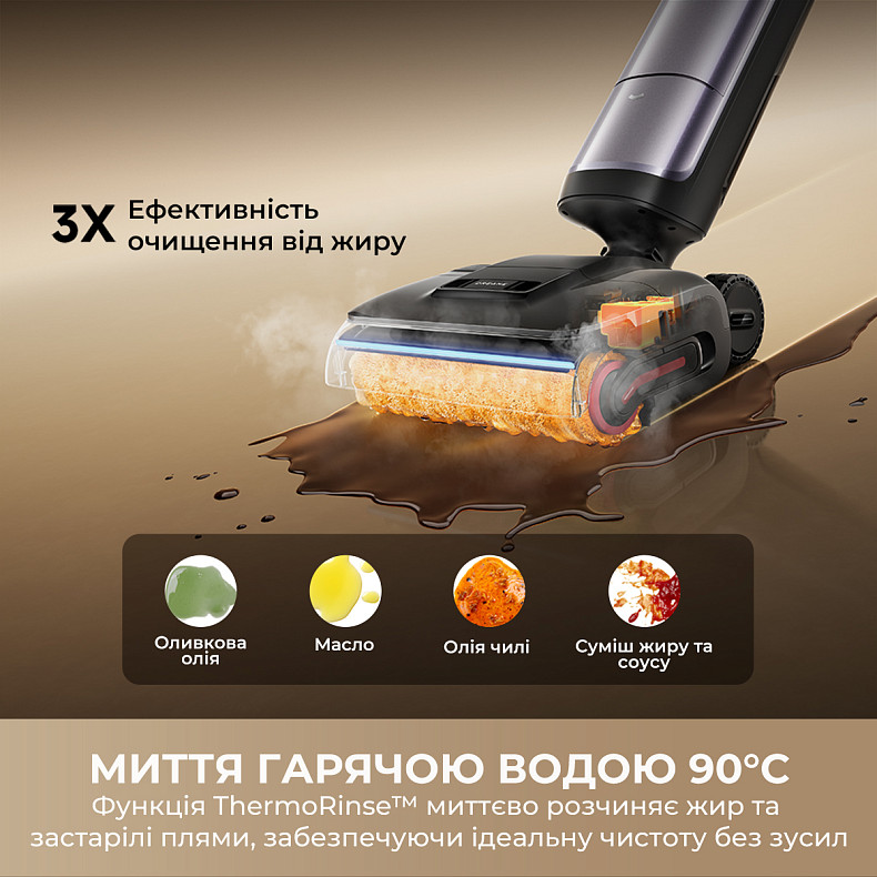 Беспроводной моющий пылесос Dreame H16 Pro Steam