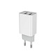 Зарядний пристрій ColorWay AutoID (2USBx2.1A) White (CW-CHS015-WT)